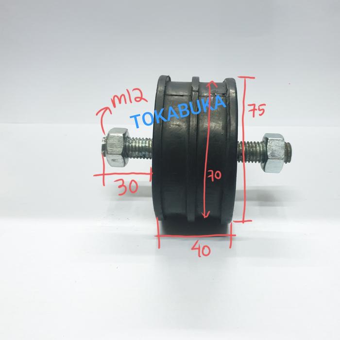 Gambar Engine mounting 75 x 12 x 40 mm (BB) baut-baut dari Tokabuka Kota Administrasi Jakarta Barat Tokopedia