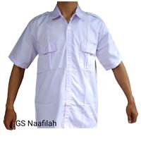 Gambar Baju PDH Putih Lengan Pendek harga grosir dari Seragam Pramuka Kab. Indramayu 1 Tokopedia