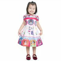 Gambar Gaun Anak Perempuan/Baju Ulang Tahun anak import bahan satin bidral dari Man Cloth Kota Administrasi Jakarta Utara 1 Tokopedia
