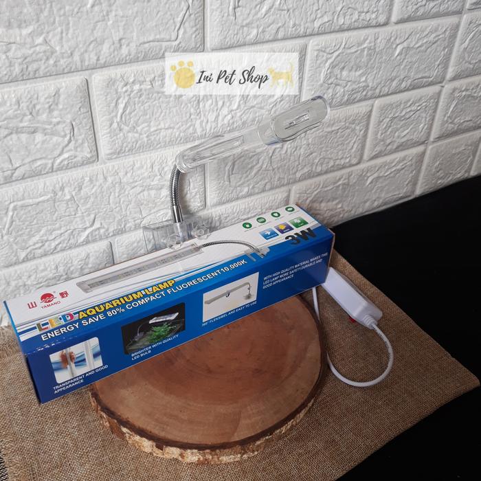 Gambar LAMPU JEPIT LED YAMANO 3WATT dari Ini Pet Shop Kota Administrasi Jakarta Selatan Tokopedia