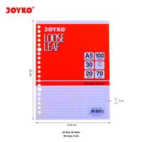Gambar Loose Leaf - Isi Kertas File - Binder Joyko A5-7020 - 100 Lembar dari -LANCAR JAYA JAKARTA- Kota Administrasi Jakarta Barat 1 Tokopedia