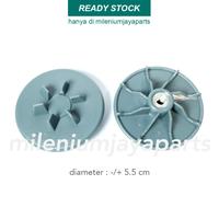 Gambar Gear Plastik Konektor Blender Miyako lama Abu Abu / Lower Connector dari Milenium Sparepart Kota Tangerang 1 Tokopedia