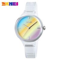 Gambar Jam Tangan Wanita SKMEI 1714 New Transparent Women Analog Quartz PUTIH dari SKMEI MURAH & ORIGINAL Kota Administrasi Jakarta Pusat 2 Tokopedia