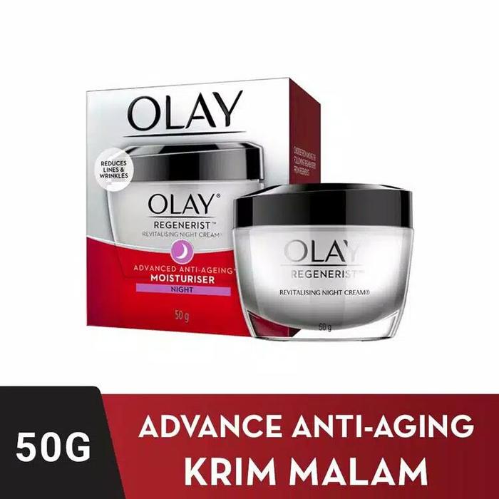 Gambar OLAY REGENERIST REVITALIZING NIGHT CREAM 50GR dari YuliaKosmetikSemarang Kota Semarang Tokopedia