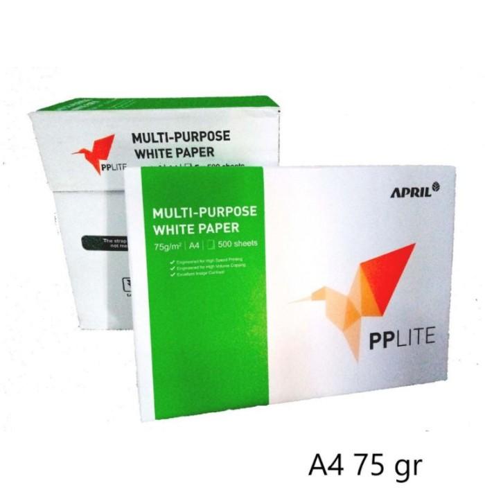 Gambar Kertas HVS PP Lite Kertas Fotocopy A4 75gr - 1 Ream (500 lembar) dari -LANCAR JAYA JAKARTA- Kota Administrasi Jakarta Barat Tokopedia