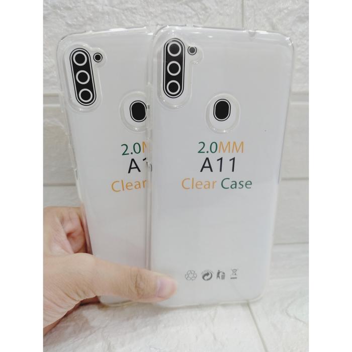 Gambar Samsung galaxy A11 Clear Case 2mm Transfaran Premium Soft Case dari AIMILE Jakarta Pusat Tokopedia