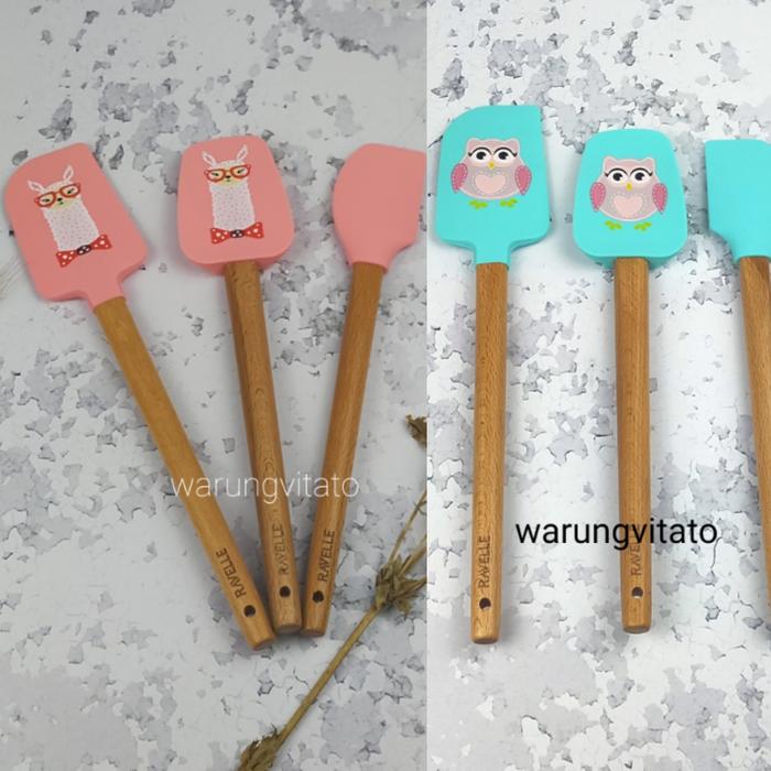 Gambar SILICONE SPATULA SET 3 SERBAGUNA FOODGRADE dari warungvitato Kota Tangerang Selatan Tokopedia