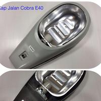 Gambar Kap PJU cobra kap lampu jalan kosongan E40 kaca datar dan kaca cembung dari CV. Sumber Cahaya Baru Kota Administrasi Jakarta Utara 1 Tokopedia