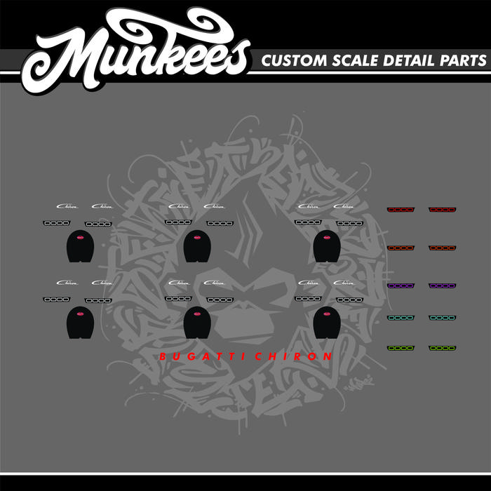 Gambar DECAL WHITE TONER BUGATTI CHIRON dari Munkees Projects Kota Bandung Tokopedia