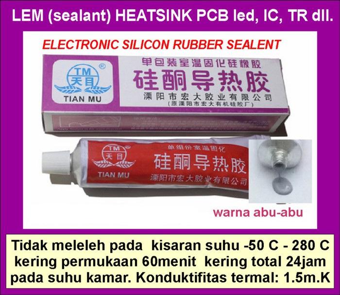 Gambar Thermal Glue silicon rubber / Thermal Pasta / Tian Mu thermal Glue dari flipper117 Kota Administrasi Jakarta Barat Tokopedia