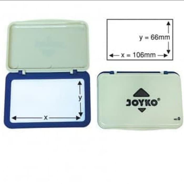 Gambar Joyko STAMP PAD JOYKO ALAS STEMPEL BAK STEMPEL BESAR No 1 Ukuran 106x66mm Bantal 6.6x10.6cm Joyko No 1 dari CherryBlossomFleur Kota Administrasi Jakarta Utara Tokopedia