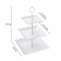 Gambar Blesstenia - Piring Saji Cake 3 Susun | 3 Layer Cake Stand dari Blesstenia Kota Medan 4 Tokopedia