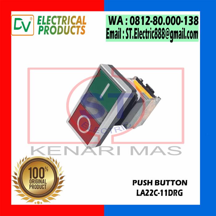 Gambar PUSH BUTTON DV / LA22C-11DRG / 1NO+1NC / HxW 54x30 dari ST Electric Kenari Mas Kota Administrasi Jakarta Pusat Tokopedia