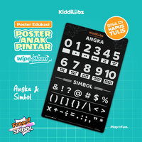 Gambar Poster anak belajar angka, simbol - kiddilabz dari JavaSunrise Kota Malang 1 Tokopedia