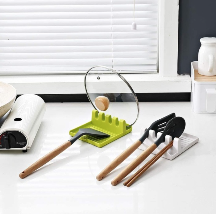 Gambar Tatakan Holder Spatula Sendok Sumpit Tutup Panci Livinghall Alas Alat dari Super Fantastic Shop Kota Tangerang Tokopedia
