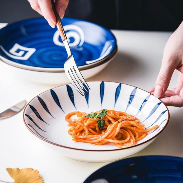Gambar Japanesse Style Kare Deep Round Plate dari Cherries Bakeware Jakarta Barat Tokopedia
