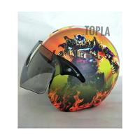 Gambar Helm Anak SNI Standart Kaca Half Face Scoopy Karakter Anak (3-7 Tahun) dari TOPLA_ID Kab. Mojokerto 5 Tokopedia