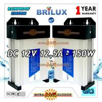 Gambar BRILUX RAINPROOF OUTDOOR TRAVO DC 12V 12.5A 150W GARANSI 1 TAHUN - GR3 dari Mitra Glodok LED Kota Administrasi Jakarta Selatan 3 Tokopedia