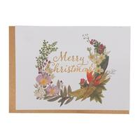 Gambar Christmas Card Kartu Natal Gold Flower Kamalika Artprints dari Kamalika Artprints Kota Administrasi Jakarta Selatan 1 Tokopedia