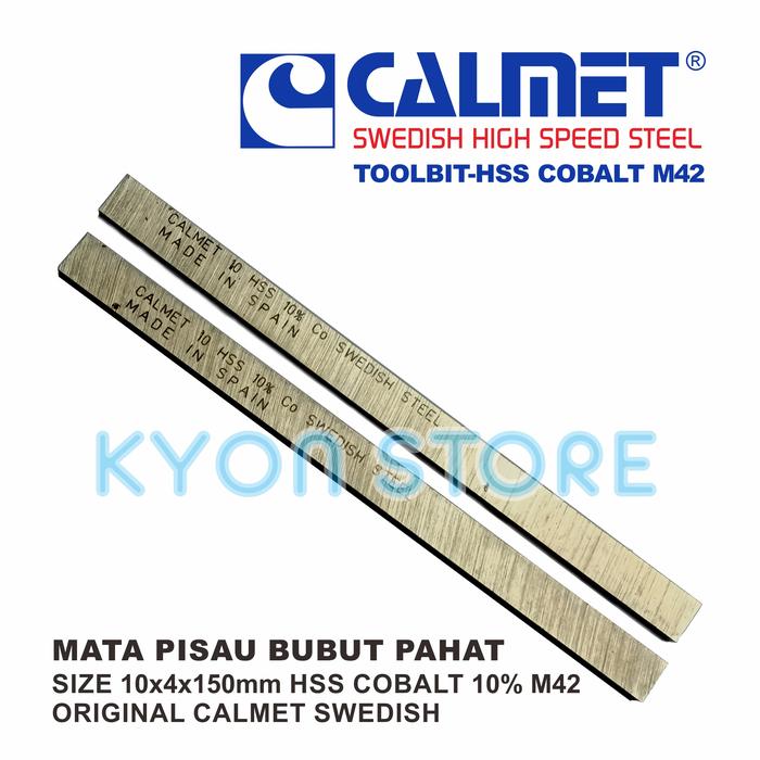 Gambar MATA PISAU BUBUT PAHAT SIZE 10x4x150mm HSS COBALT10 M42 CALMET SWEDISH dari KS Kyon Store Kota Administrasi Jakarta Barat Tokopedia