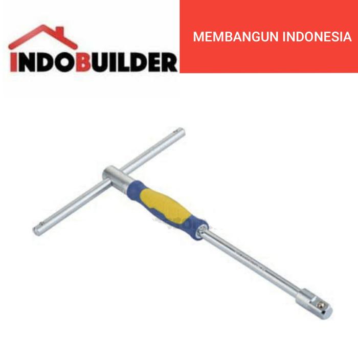 Gambar LAKONI PRO GAGANG KUNCI SOK MODEL T 1/2 INCH / T TYPE WRENCH ADAPTOR dari Indo Builder Kab. Tangerang Tokopedia