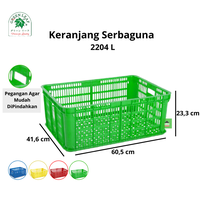 Gambar Green Leaf Container Keranjang Industri Sebaguna 2204 L dari Aneka Houseware Kota Administrasi Jakarta Utara 5 Tokopedia