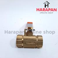 Gambar STOP KRAN KUNINGAN 1/2" - STOP KERAN 1/2 INCH SOLIGEN BALL VALVE 1/2IN dari Harapan onlineshop Kota Administrasi Jakarta Timur 2 Tokopedia