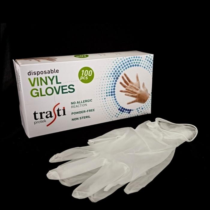 Gambar Sarung tangan vinyl/Sarung tangan karet non powder/handscoon dari C&C ESTELIN Kota Administrasi Jakarta Barat Tokopedia
