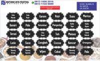Gambar STIKER BUMBU DAPUR WATERPROOF, STIKER NAMA KEPEMILIKAN BARANG ANTI AIR dari mutiara jaya printing Kab. Bekasi 2 Tokopedia