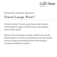 Gambar Baju Tidur Tencel Organik / Piyama / Lounge Wear Tencel - Claire dari CALLI HOME Kota Tangerang Selatan 5 Tokopedia