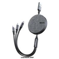 Gambar Baseus Fabric 3-in-1 Flexible USB Cable Original / Kabel Data dari Garangan Shop Jakarta Barat 3 Tokopedia