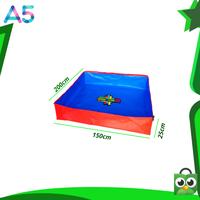 Gambar terpal kolam ikan kotak ukuran (150x200x25cm) tipe a5 Korea dari pondok_terpal_Archived Jakarta Timur 1 Tokopedia