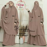 Gambar Kalula french khimar terbaru setelan busana muslim cadar hitam dari Wirawan Asli Kab. Sukoharjo 5 Tokopedia