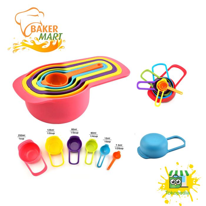 Gambar Sendok Takar Set Warna dari Bakermart Gading Serpong Kab. Tangerang Tokopedia