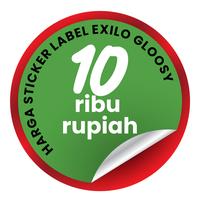 Gambar LABEL STICKER VYNIL EXILO GLOOSY - PRINT N CUT dari ABA Printing Kab. Bogor 1 Tokopedia