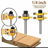 Gambar 1/4 inch Mata Profil Tounge Joint Router Bit Tenon Sambung Kayu dari Wanztools Kota Administrasi Jakarta Timur 5 Tokopedia