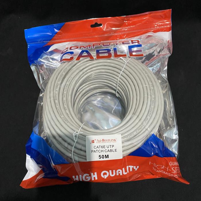 Gambar Kabel UTP / LAN Cat6 50Meter siap pakai up to 1Gbps 50m dari LOKUI STORE Kota Administrasi Jakarta Utara Tokopedia
