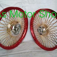 Gambar VELG SET JARI JARI SERIBU TROMOL SET BUAT BEBEK YAMAHA DAN HONDA dari As Motor Shop Kab. Tangerang 2 Tokopedia