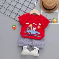 Gambar SET ANIMALS CAR 2371 EBV Setelan Kemeja Bayi Laki-laki Lengan Pende dari EXCEL olshop Kota Surabaya 1 Tokopedia