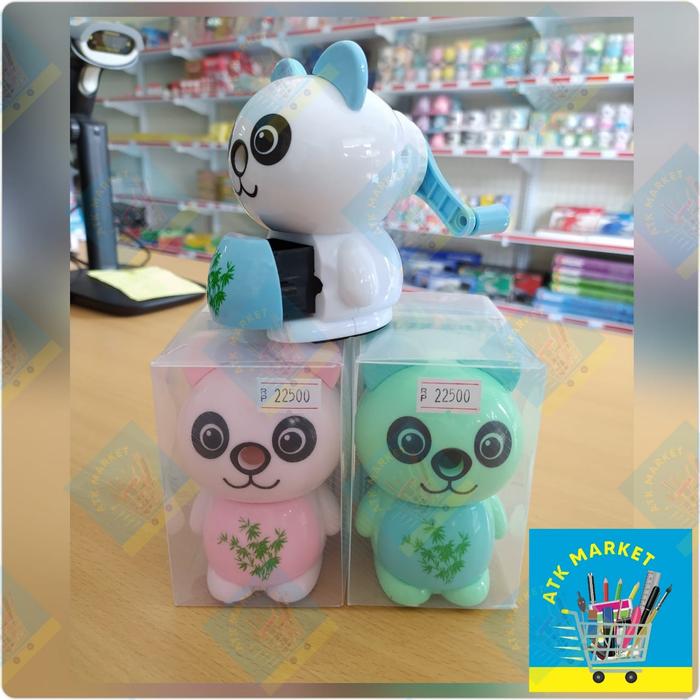 Gambar Rautan Meja Panda Bertelinga Fancy, Rautan Putar Duduk, Serutan Meja, dari ATK Market Balikpapan Kota Balikpapan Tokopedia