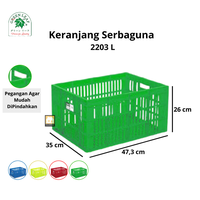 Gambar Container / Keranjang Industri Serbaguna 2203 L Green Leaf dari Yellow90 OnlineShop Kota Administrasi Jakarta Utara 5 Tokopedia