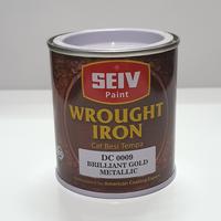 Gambar Cat Besi Tempa SEIV 1/4 Ltr Wrought Iron GOLD METALLIC / Cat Besi EMAS dari ARS Building Mart Kota Bandung 1 Tokopedia