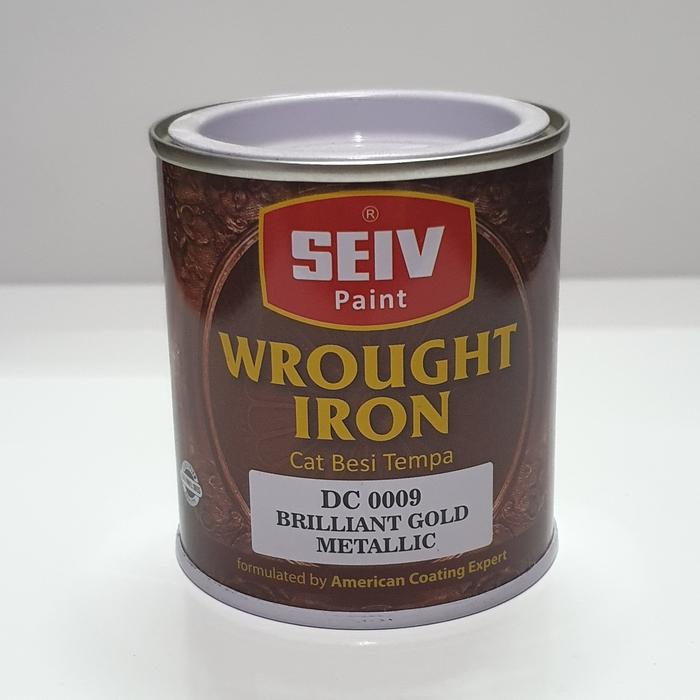 Gambar Cat Besi Tempa SEIV 1/4 Ltr Wrought Iron GOLD METALLIC / Cat Besi EMAS dari ARS Building Mart Kota Bandung Tokopedia