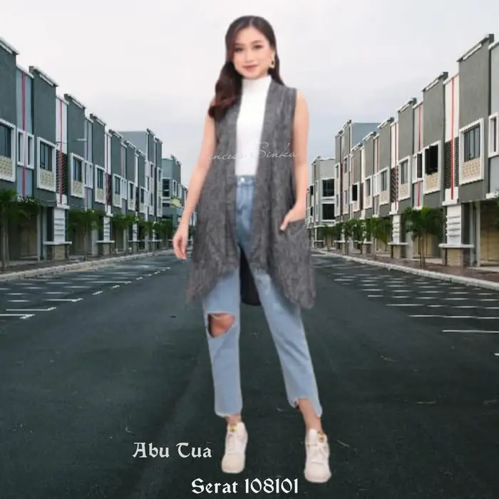 Gambar Outer Cardy Rompi Outerwear Wanita dari TokTikTop Kota Administrasi Jakarta Barat 5 Tokopedia