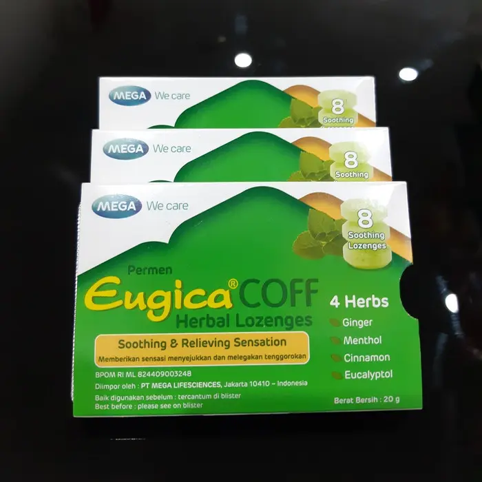 MEGA WE CARE - EUGICA COFF PERMEN STRIP ISI 8'S