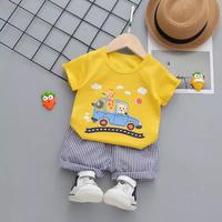 Gambar SET ANIMALS CAR 2371 EBV Setelan Kemeja Bayi Laki-laki Lengan Pende dari EXCEL olshop Kota Surabaya 4 Tokopedia