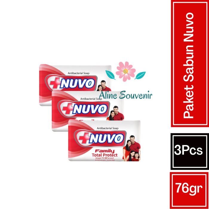 Gambar PAKET Sabun Mandi Batang Nuvo Family Total Protect 76g (isi 3) dari Global Mart Jakarta Kota Administrasi Jakarta Pusat Tokopedia