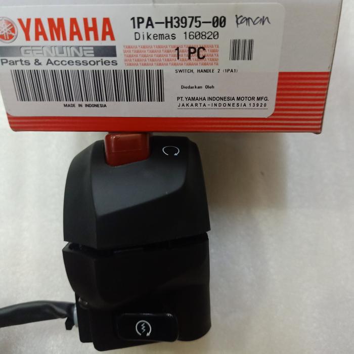 Gambar Switch Handle-Saklar Kanan Yamaha Vixion NVL-NVA 1PA-H3975-00 Asli dari HMMotoshop Kab. Tangerang Tokopedia
