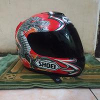 Gambar Shoei x11 kiyonari red not arai, hjc, nolan, xlite, kyt, agv, kyt, nhk dari WhyFU_NEW Kab. Bekasi 4 Tokopedia