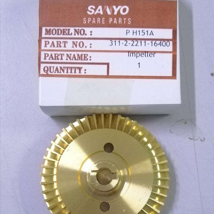 Gambar Spare part Pompa Air Sanyo Impeller PH-151A dari Eneloopmart Kota Surabaya Tokopedia